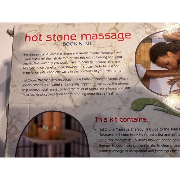 Hot Stone Massage Therapy Book & Kit By Mud Puddle "Total Mind-Body Experience" - Picture 6 of 11